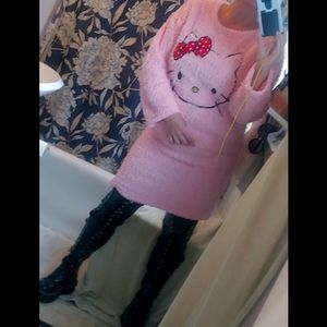 Hello Kitty fuzzy dress XL